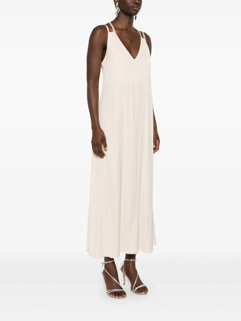 Peserico Bead-Embellished Midi Dress