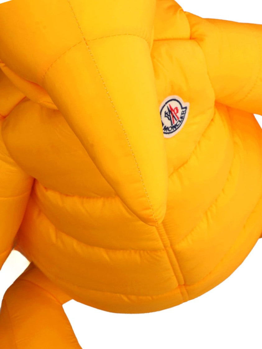 Moncler Yellow Monduck Padded Fabric Bag