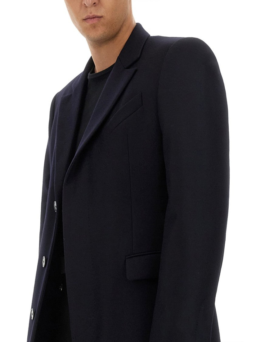 Givenchy Tailored Long Coat With Sharp Lapels