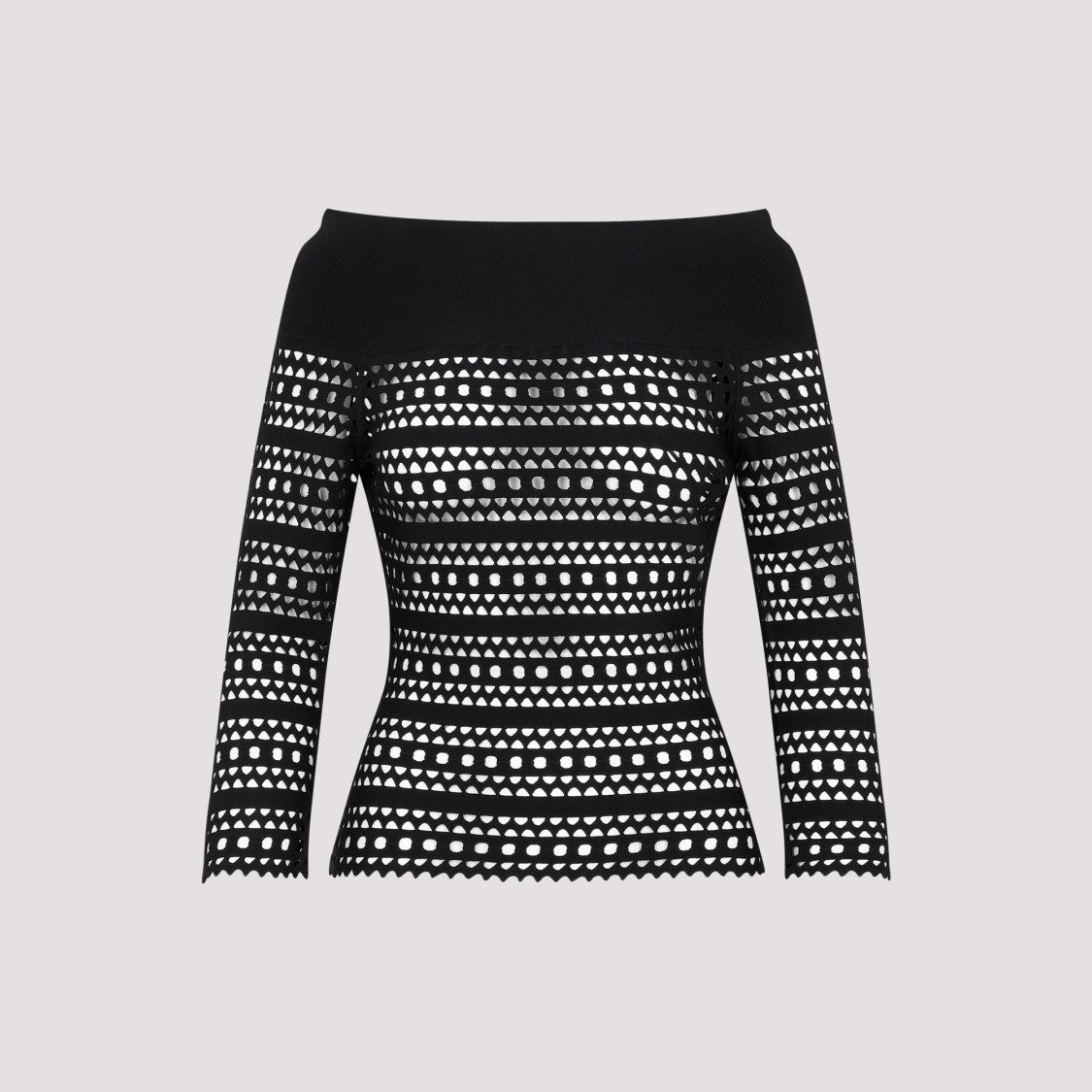 Alaïa Black Vienne Top