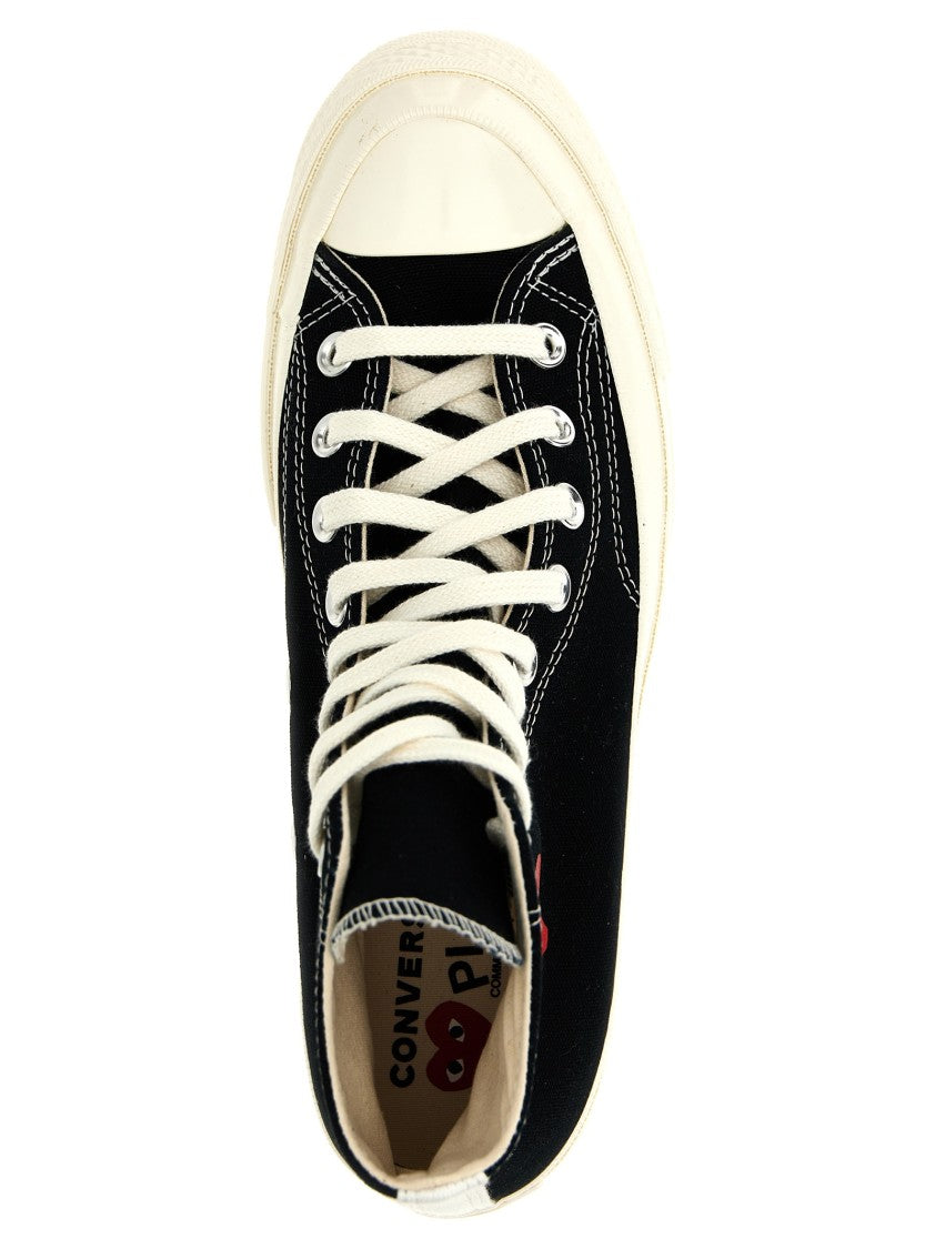 Comme Des Garçons High-Top Canvas Sneakers