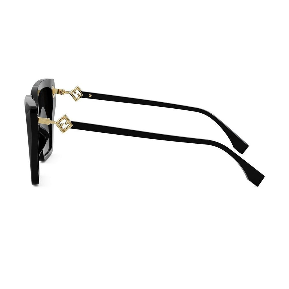 Fendi Ff Diamonds Oversized Square Ff Diamonds Sunglasses