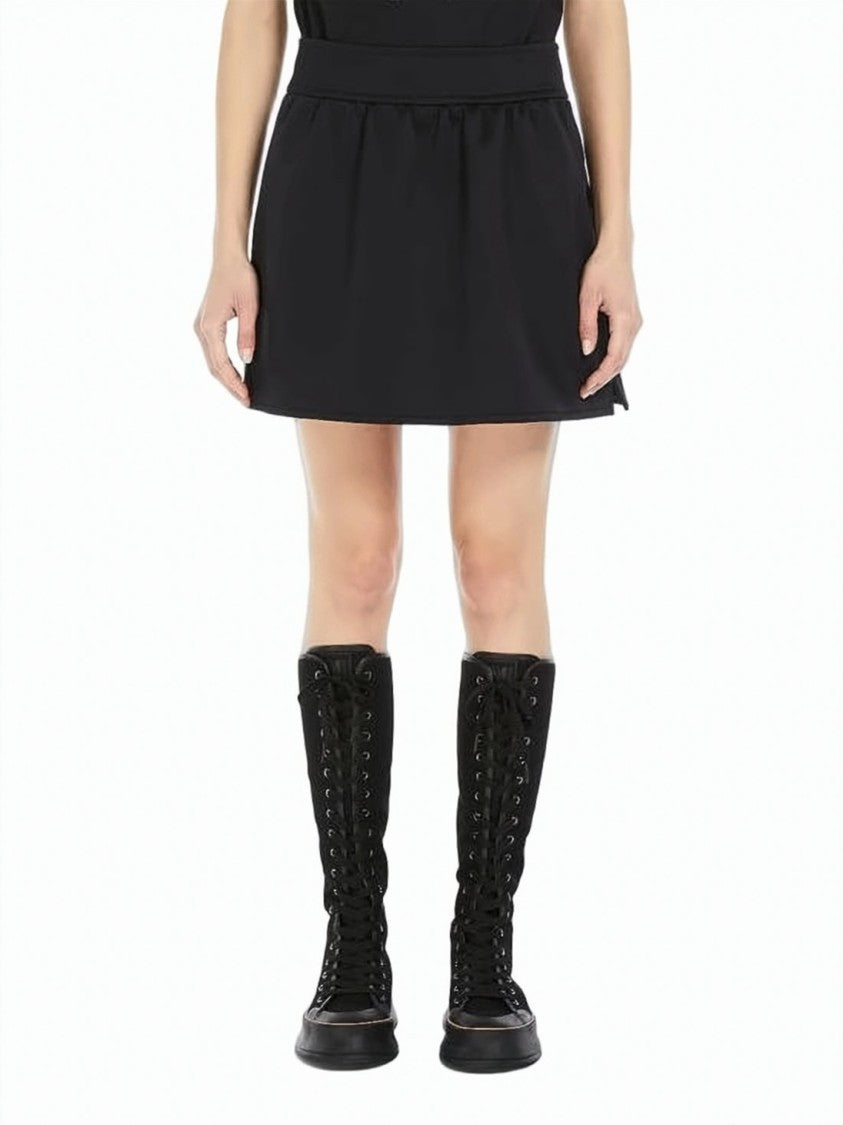 Max Mara Minimalist Black Short Skirt