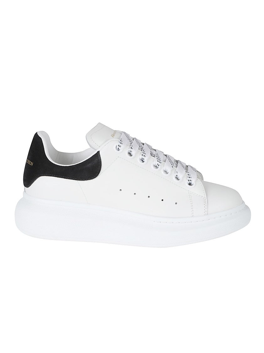 Alexander Mcqueen White Calf Leather Oversize Sneakers