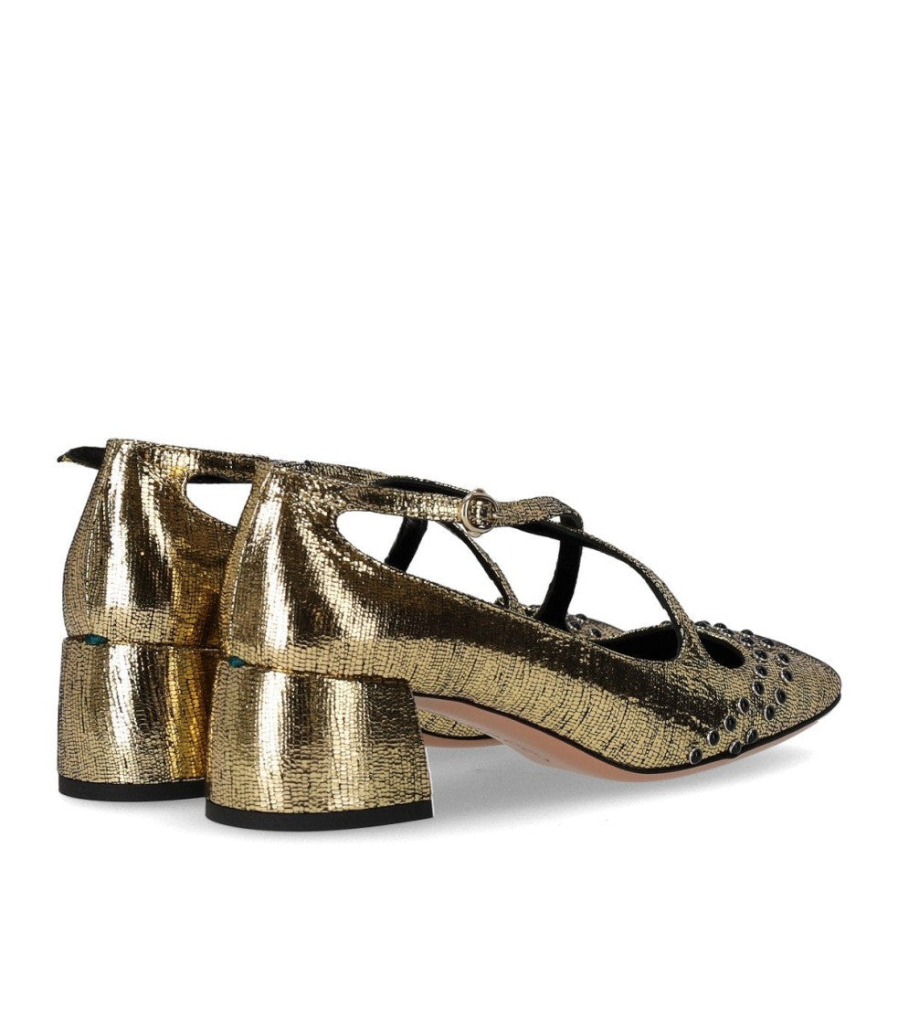 A. Bocca Two For Love Gold Pump