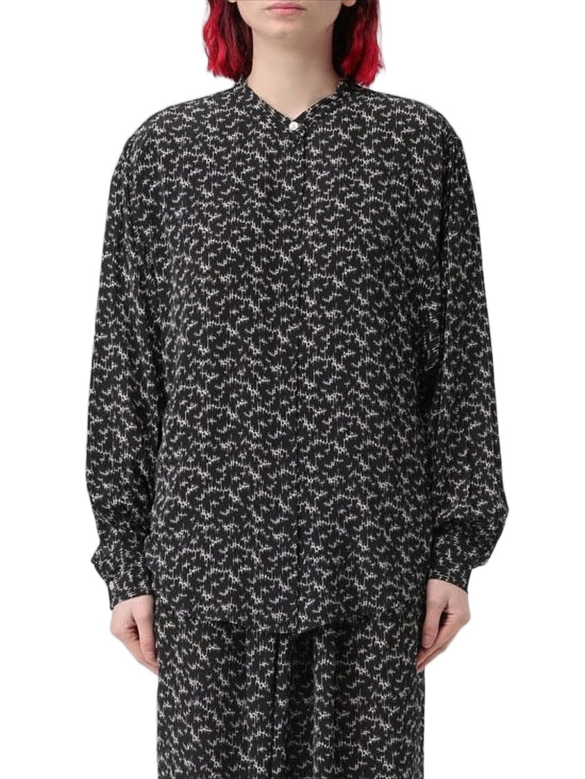 Isabel Marant Abstract Patterned Blouse With Flowy Silhouette