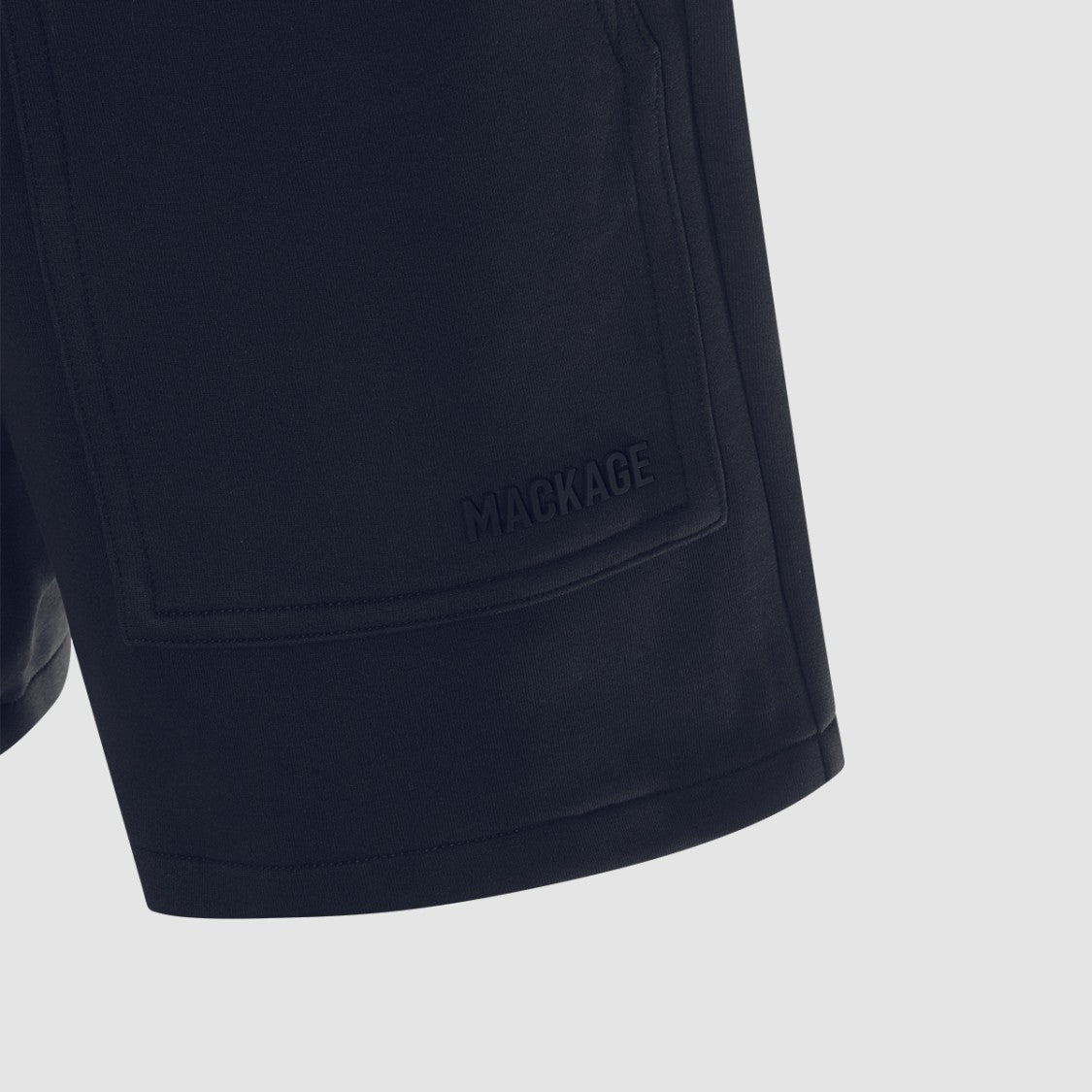 Mackage Minimalist Black Shorts With Elastic Waistband And Functional Pockets