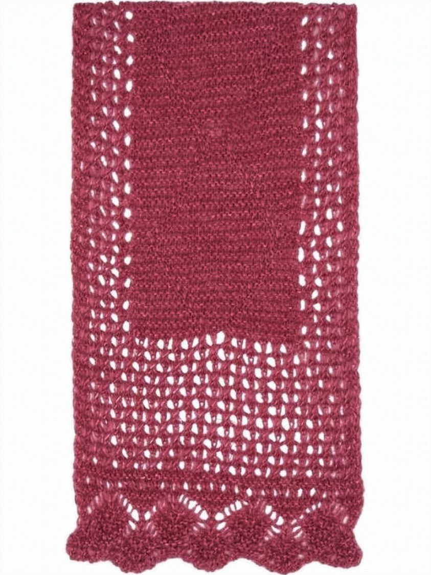 Our Legacy Knitted Scarf With Textured Pattern