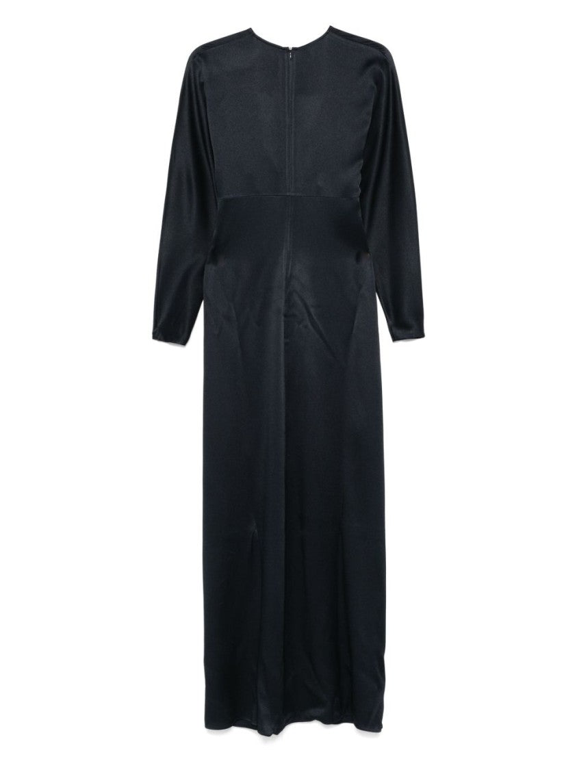Antonelli Floor-Length Dress With Front Twist Detail