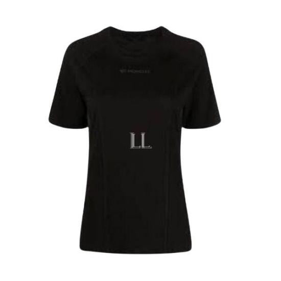 Moncler Classic Black Short-Sleeved T-Shirt