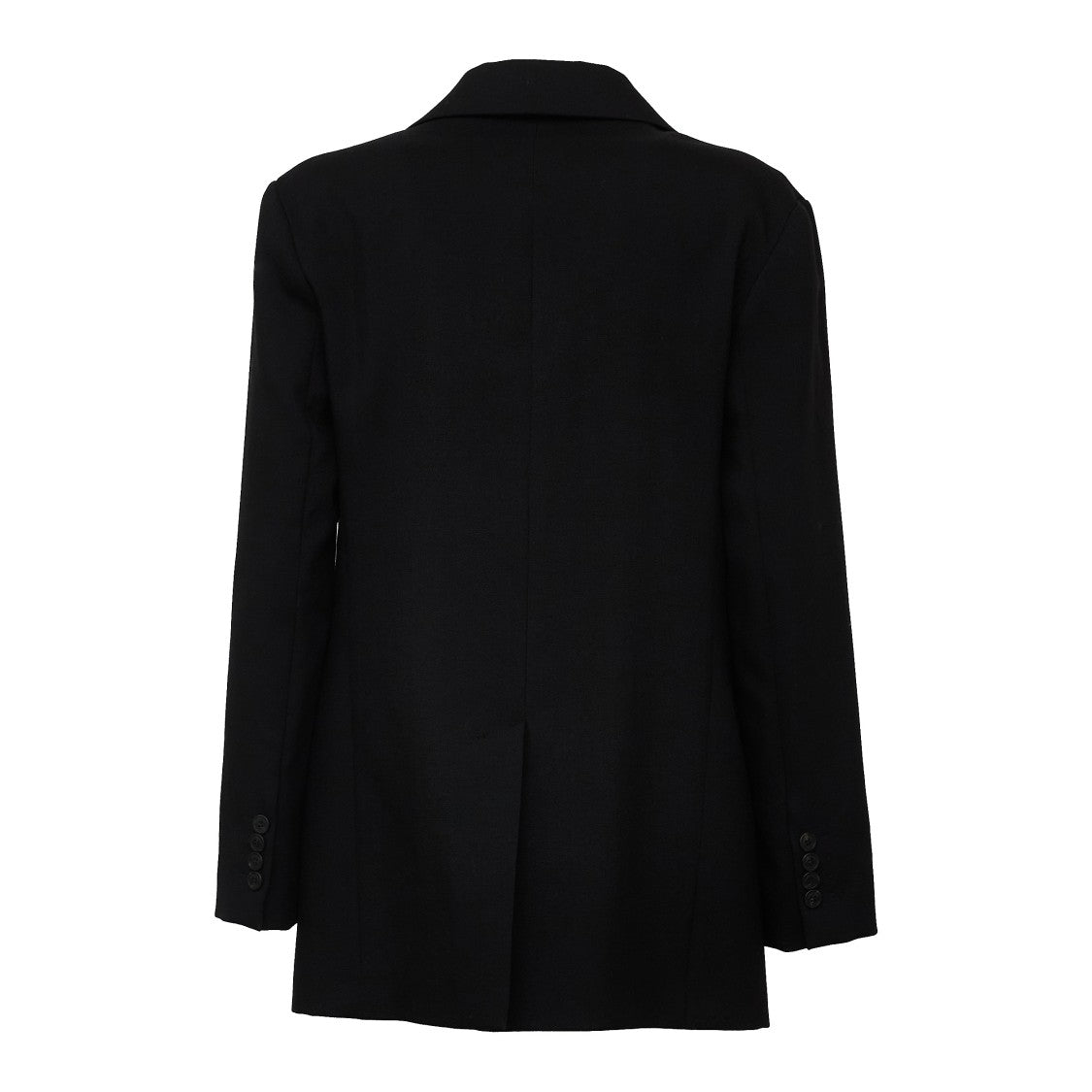 Max Mara Asta Single-Button Natural Stretch Wool Blazer