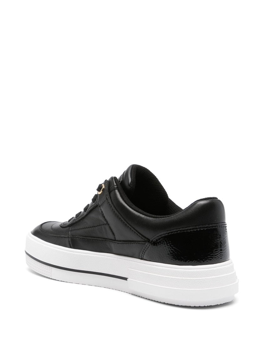 Michael Kors Casual Black Sheep Leather Sneakers