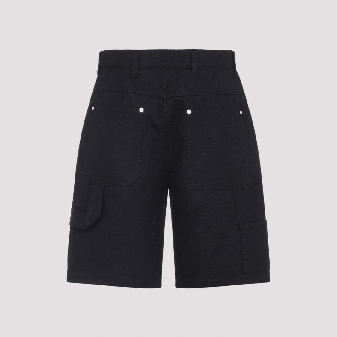 Gucci Black Cotton Bermuda