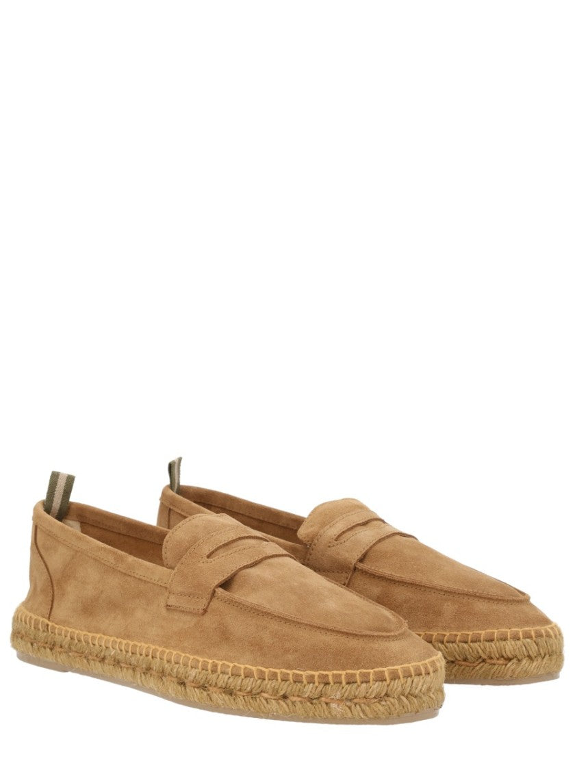 Castaner Nacho Penny Loafer Suede Jute Mules