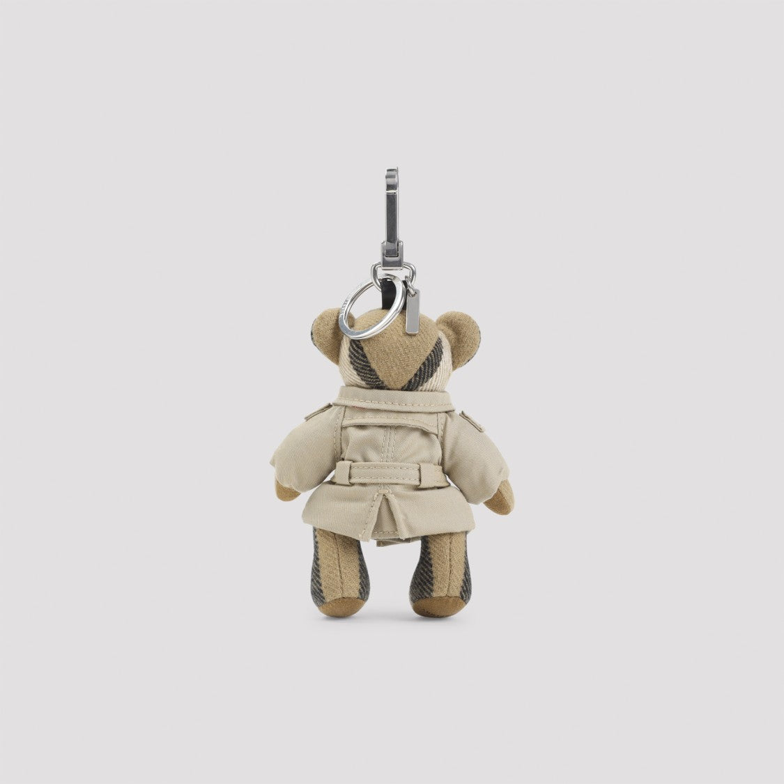 Burberry Trench Coat Teddy Bear Keychain In Cashmere