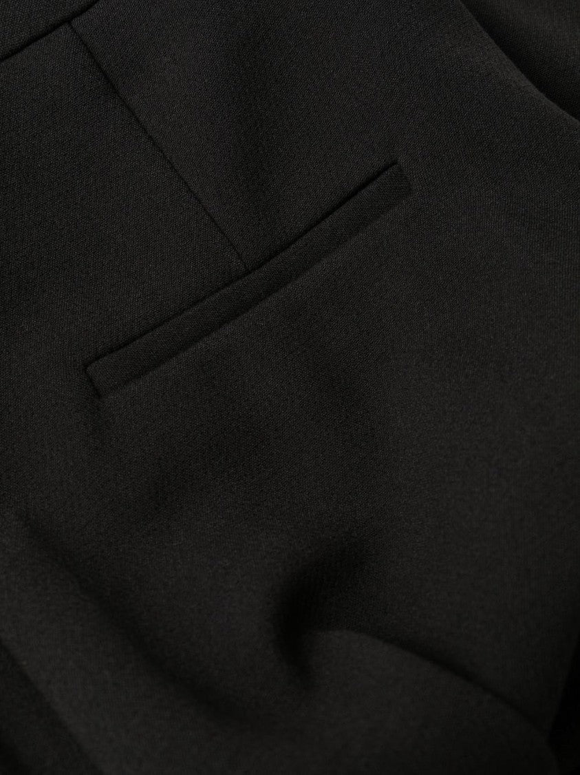 Self-Portrait Black Crepe Trousers