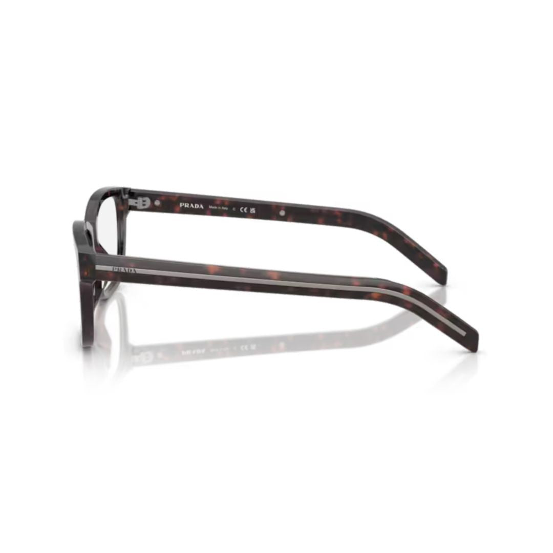 Prada 0Pr B10v Rectangular Acetate Eyeglasses