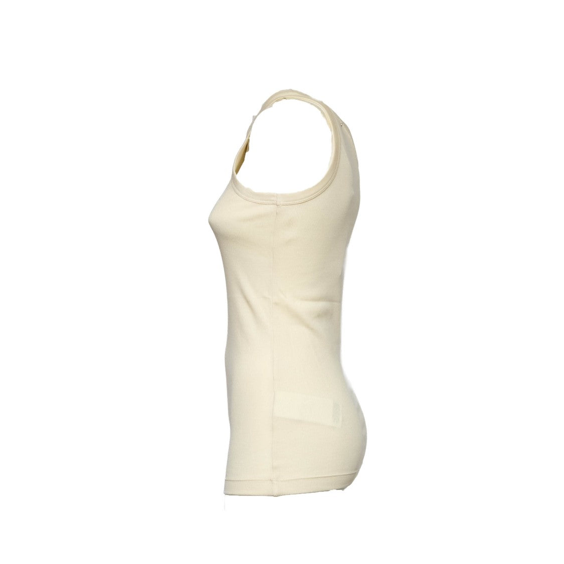 Sportmax Fumato American Neck Ribbed Tank Top