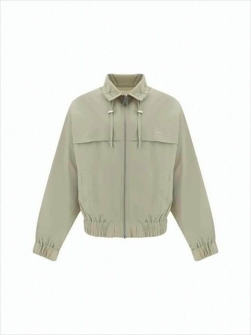 Ami Paris Lightweight Relaxed Fit Jacket With Flap Detail