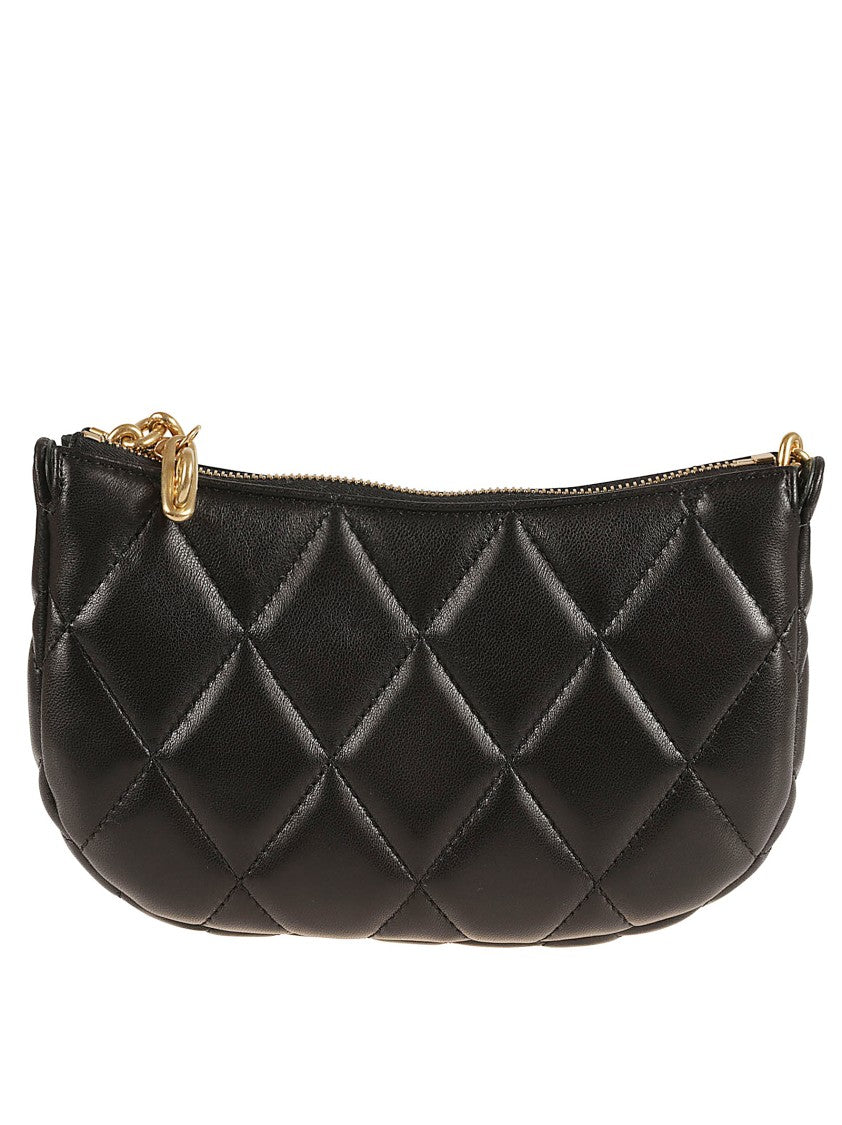 Burberry Quilted Black Lamb Leather Bag