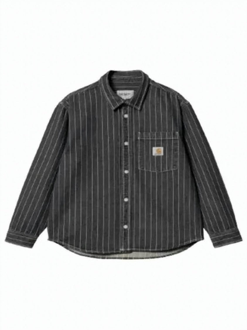 Carhartt Wip Button-Up Striped Casual Jacket