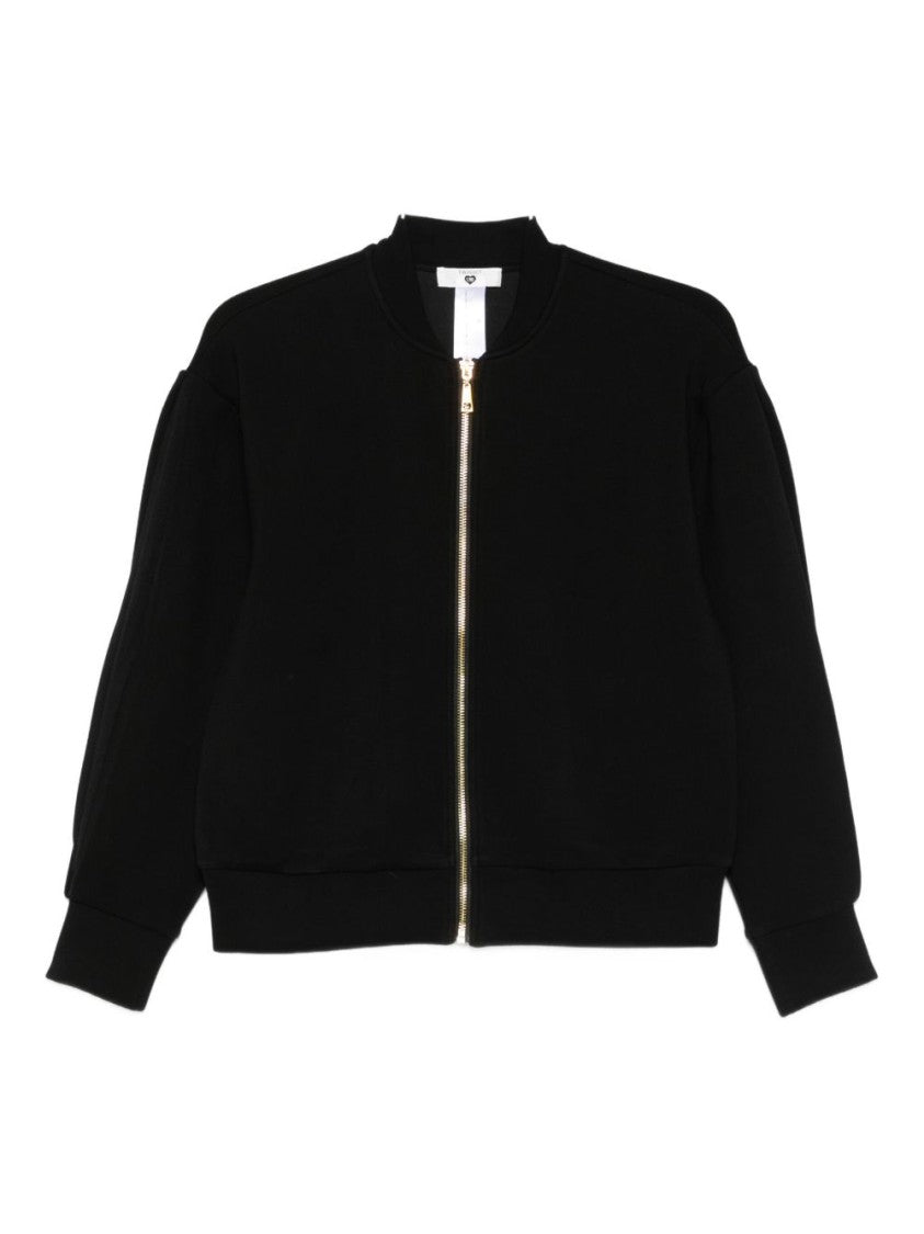 Twinset U&B Classic Black Jacket With Smooth Silhouette And Refined Texture