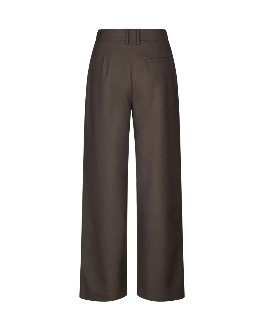 Samsøe Samsøe Saagneta 14930 Black Coffee Trousers
