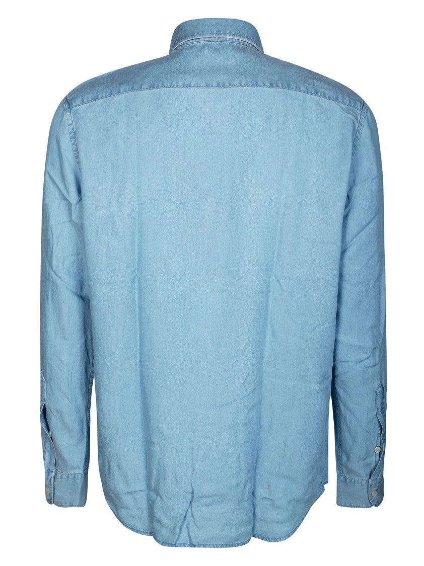 Altea Scott Lyocell Minimalist Casual Shirt