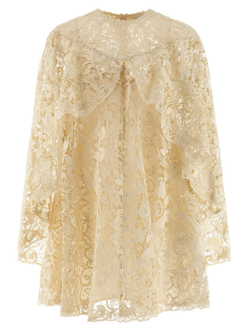 Zimmermann 'Memento Bird Lace Mini' Dress