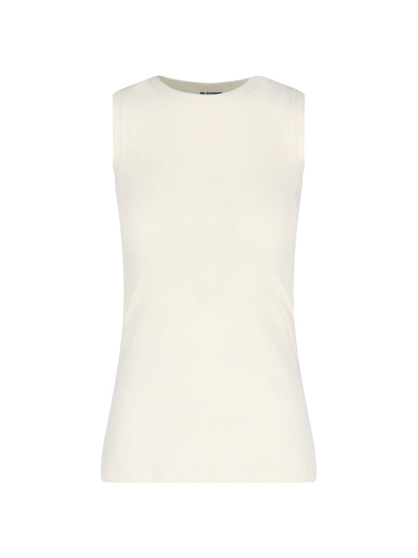 Jil Sander 3-Pack Tank Tops – White/Beige/Grey