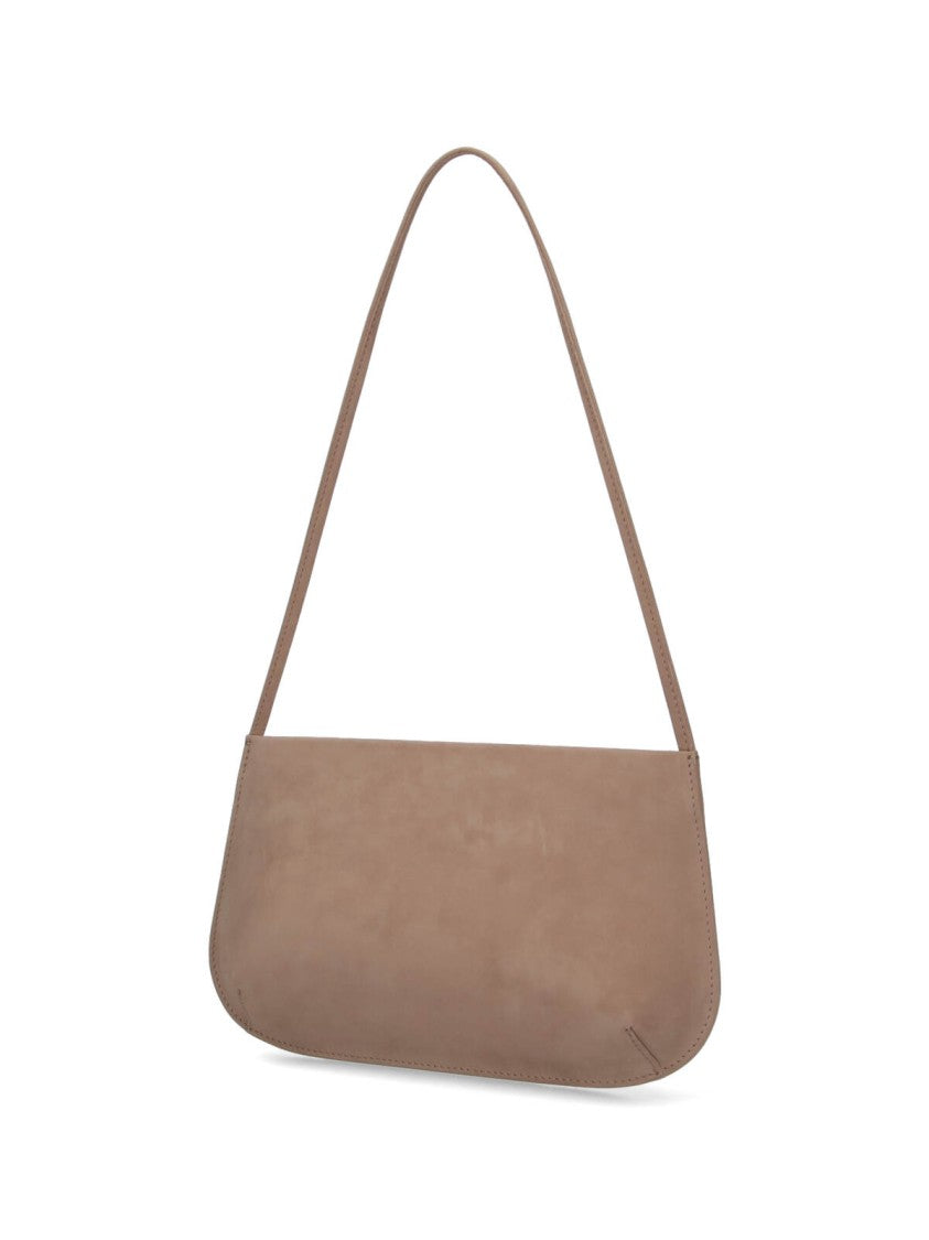 Fane Beige Bra Suede Shoulder Bag