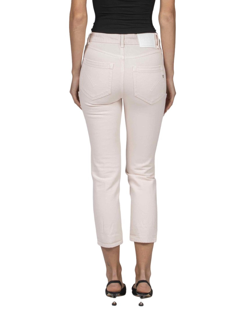 Dondup Koons Cropped High-Waist Pants