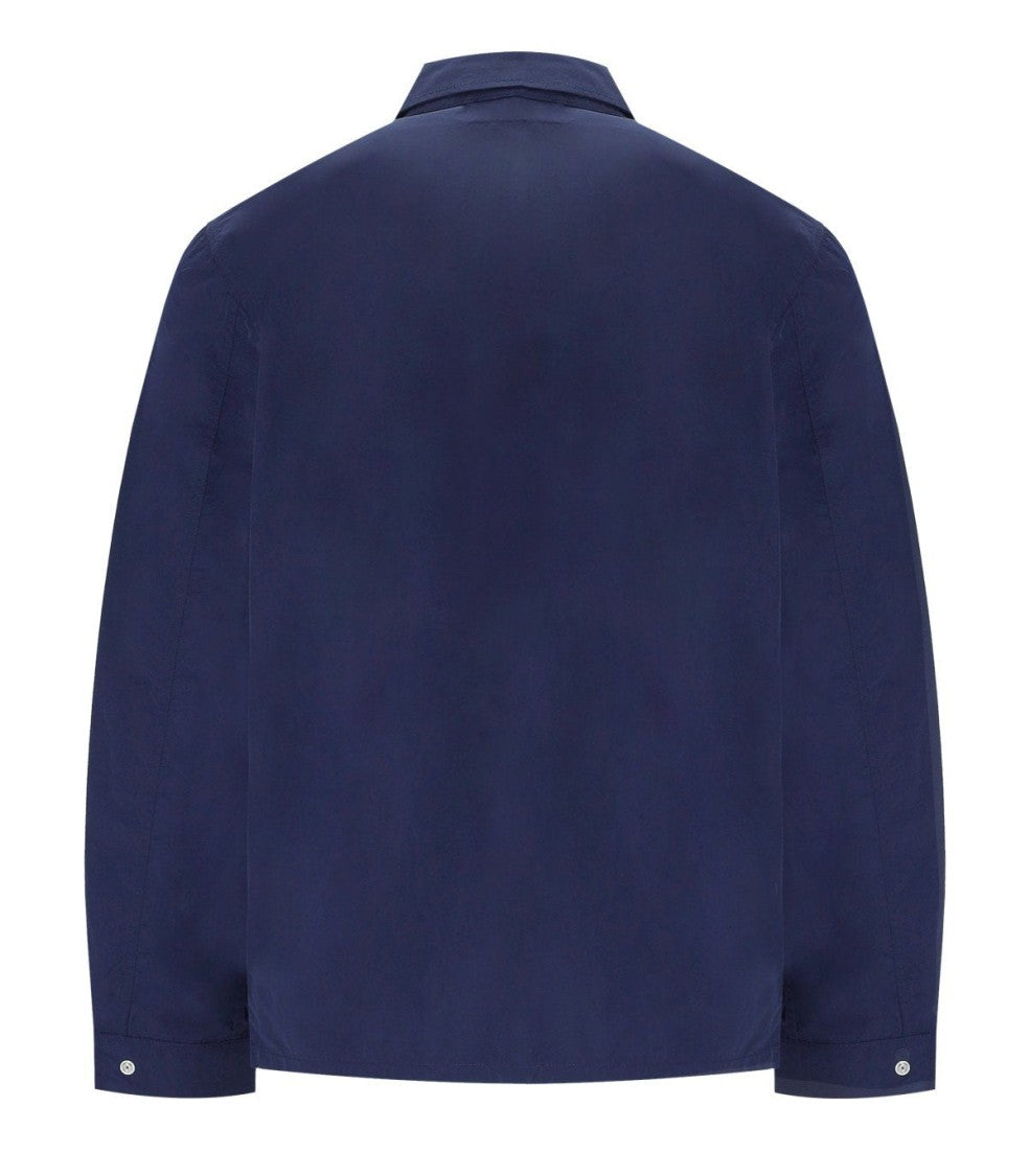 Woolrich Crinkle Blue Shirt-Style Jacket