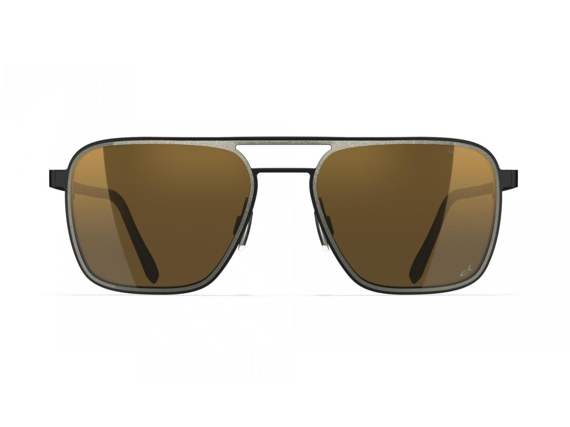 Blackfin Bf868 Double Bridge Titanium Rectangular Sunglasses