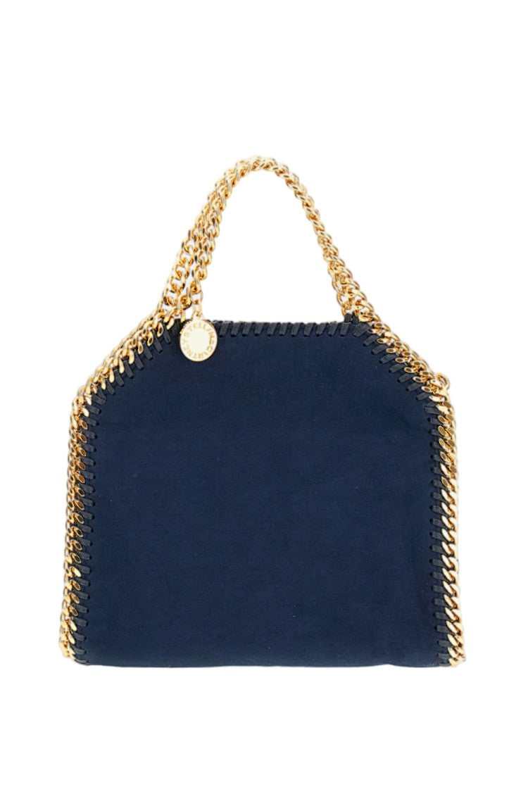 Stella Mccartney Blue Falabella Tiny Alter Suede Tote Bag