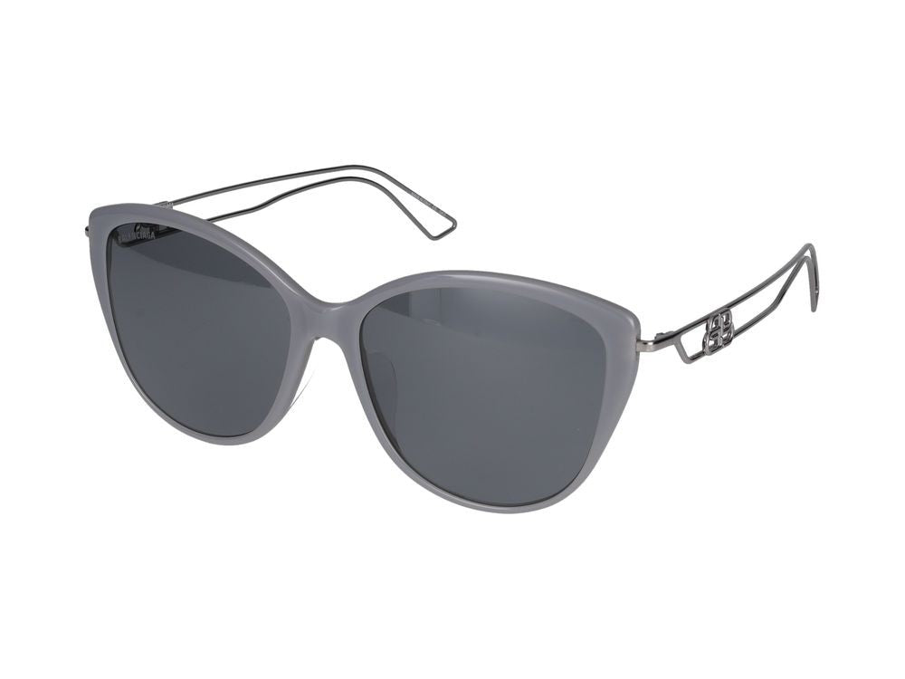 Balenciaga Sunglasses Balenciaga Bb0057sk 004 Grey Ruthenium Grey 55/16/140