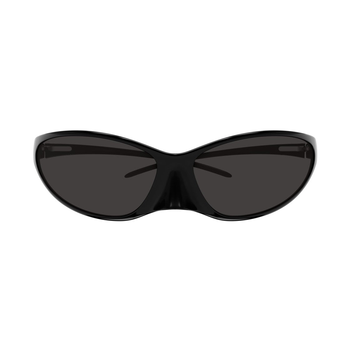 Balenciaga Bb0349s Wraparound Black Sunglasses