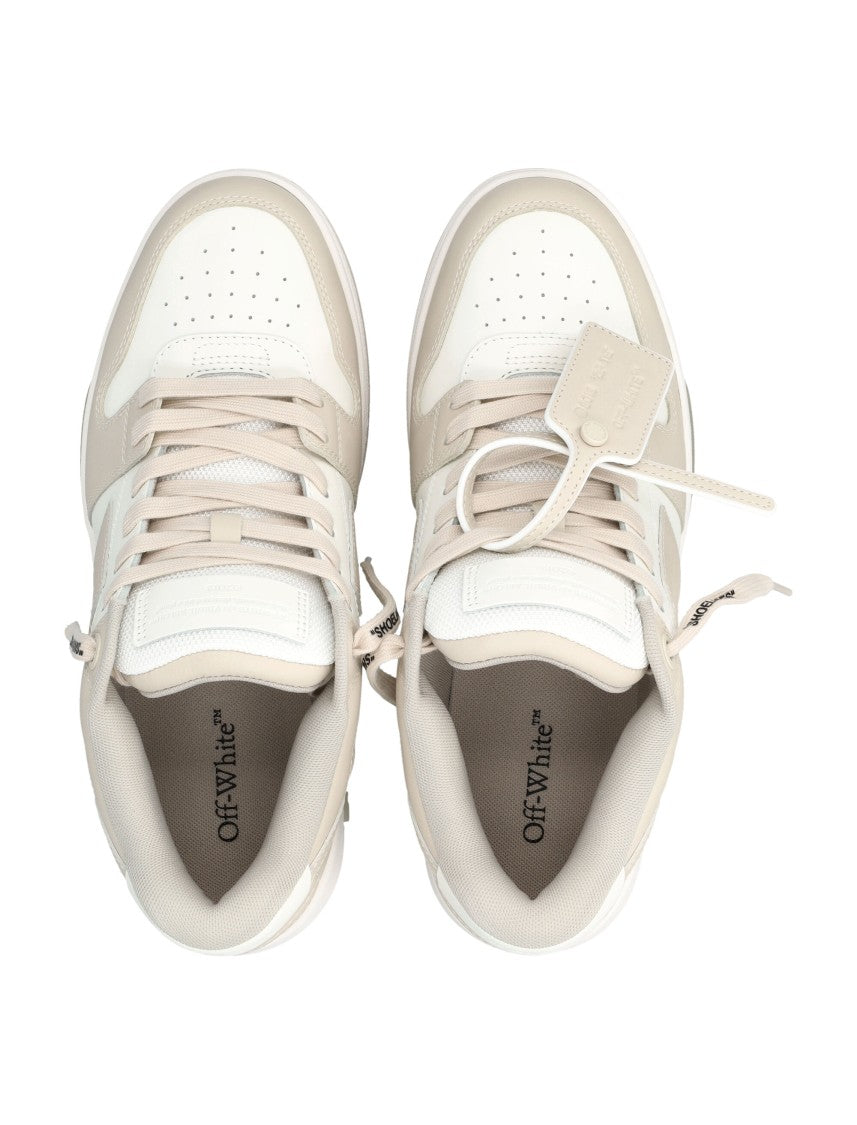 Off-White Perforated Out Of Office Low-Top Sneakers