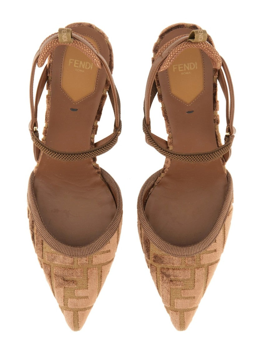 Fendi "Hummingbird Lite" Slingback Shoe