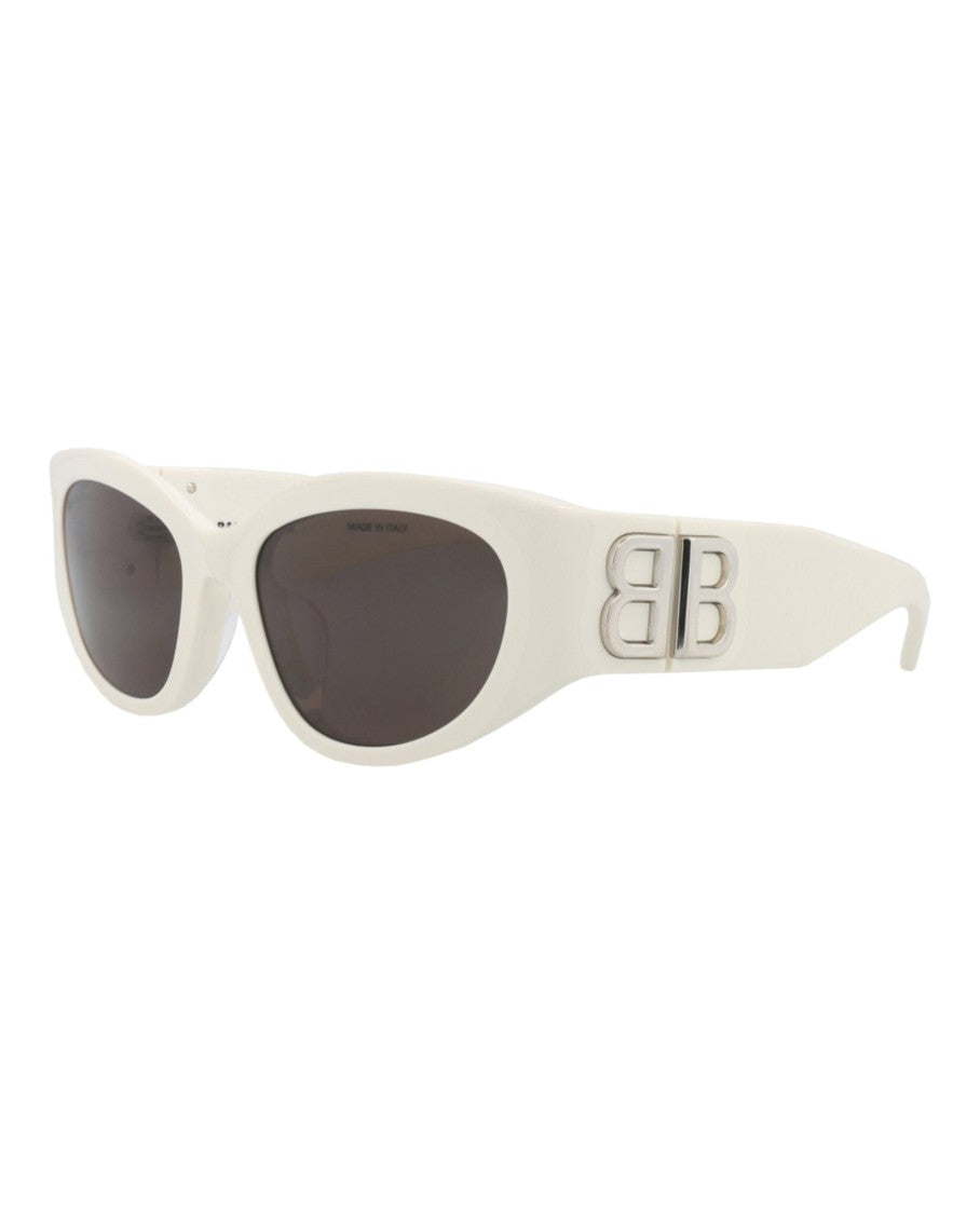 Balenciaga Round-Frame Recycled Acetate Sunglasses