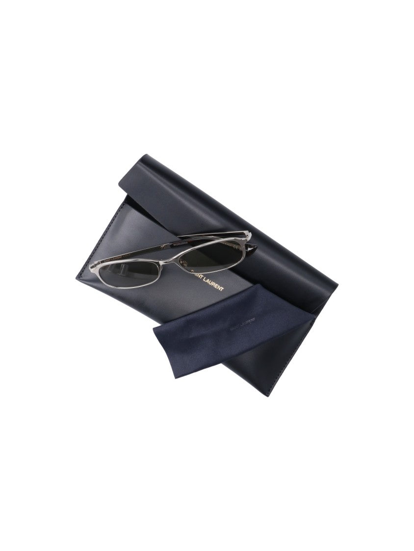 Saint Laurent Silver Sl 934 Acetate Sunglasses