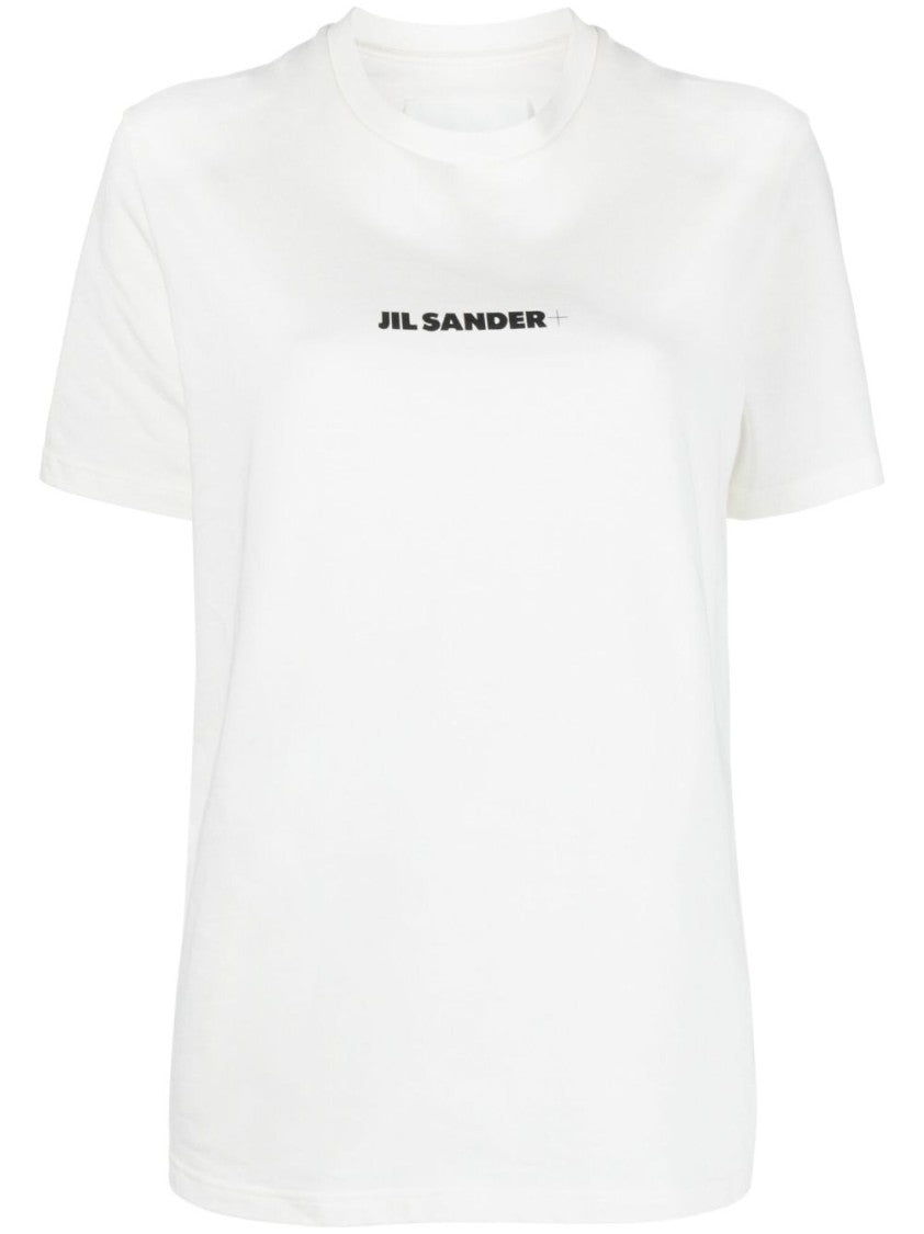 Jil Sander White Cotton Crew Neck T-Shirt