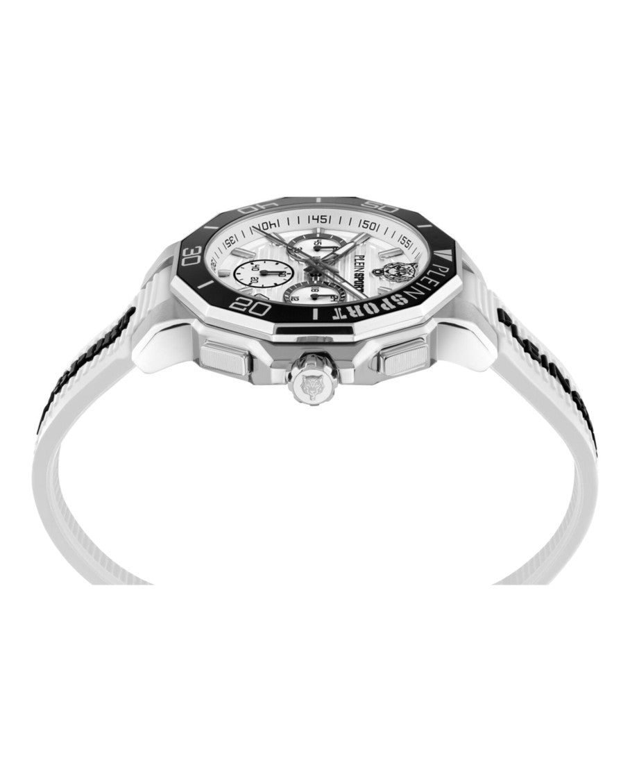 Plein Sport Titan Chronograph Watch With Stainless Steel Case