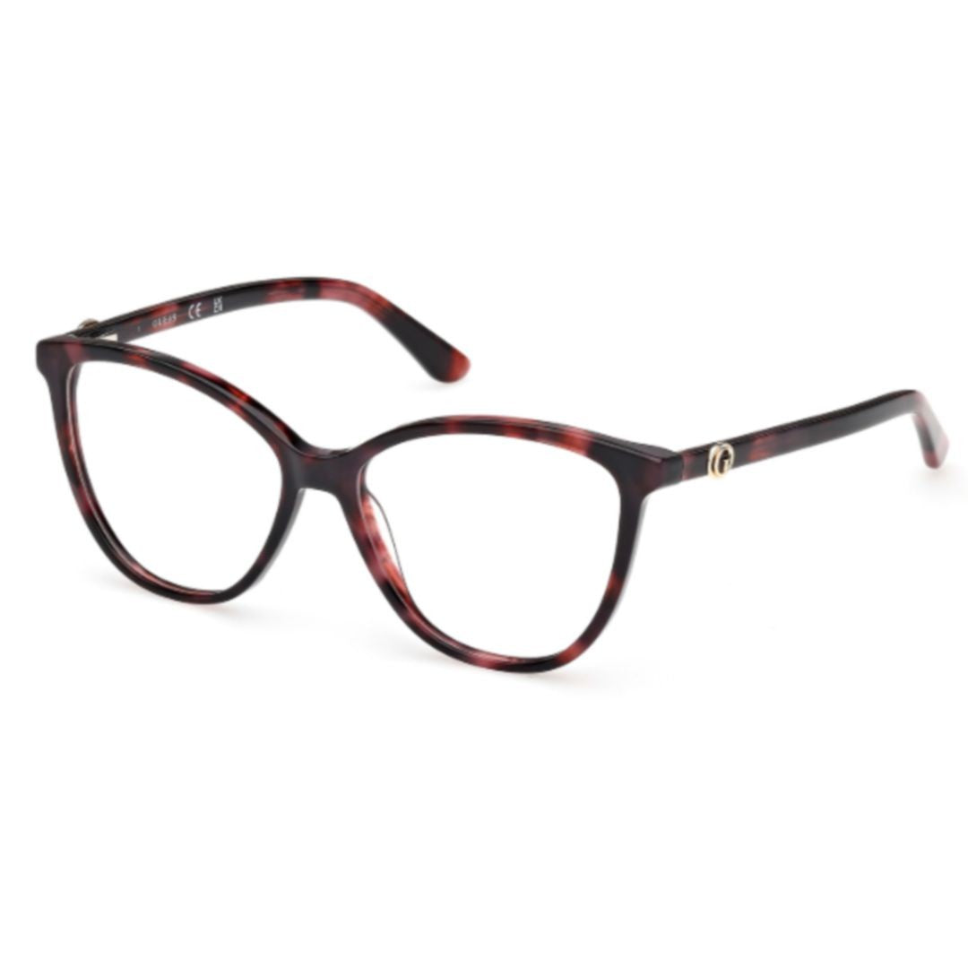 Guess Gu50311 Rounded Tortoiseshell Eyeglasses