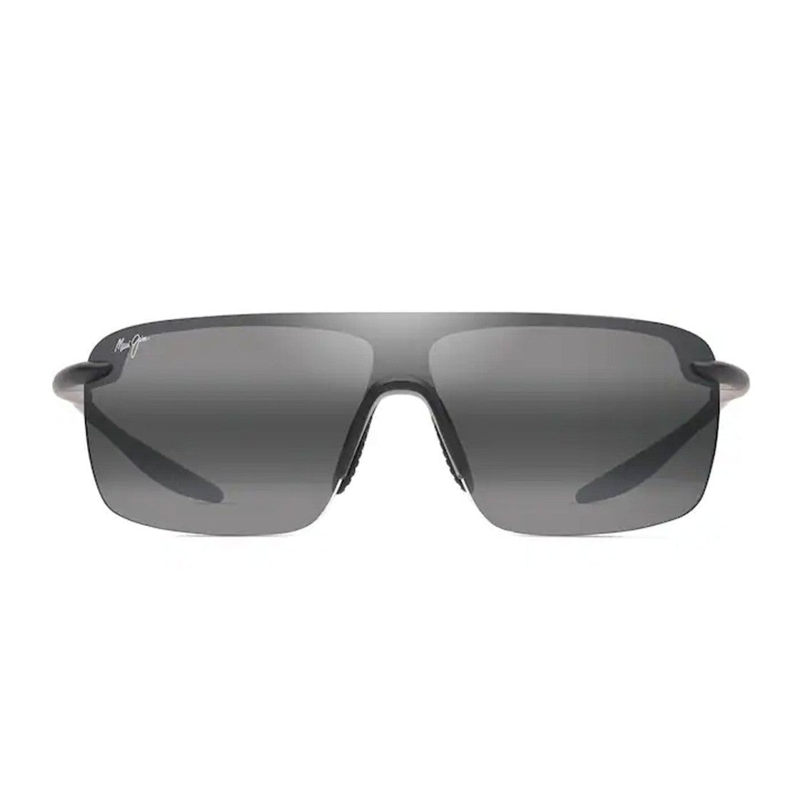 Maui Jim Matte Black Neutral Grey Palulu Bio-Injected Mascherina Sunglasses