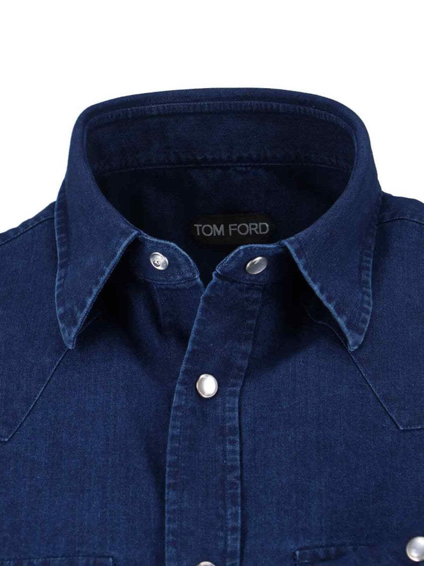 Tom Ford Tailored White Shirt With Crisp Collar