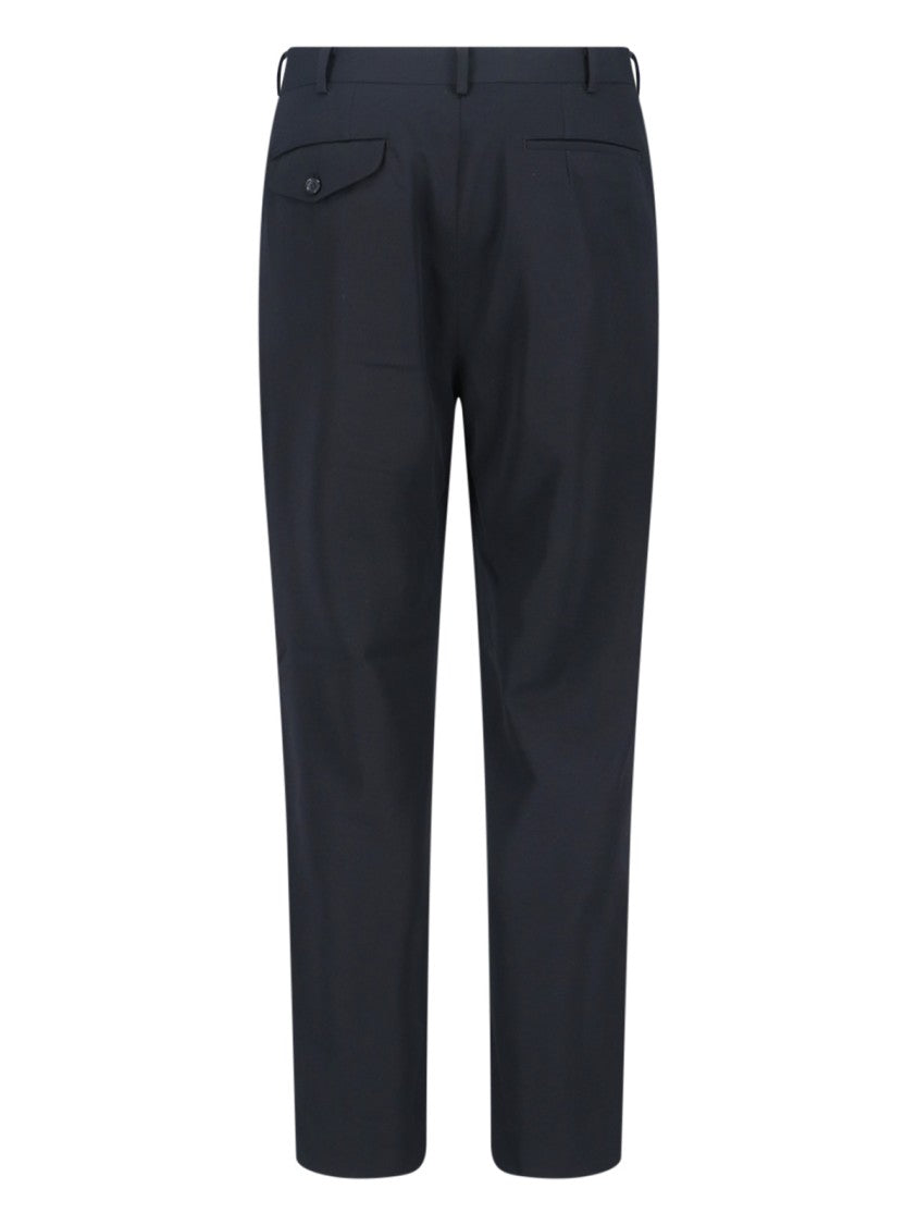 Comme Des Garçons Straight-Leg Trousers With Classic Tailored Fit