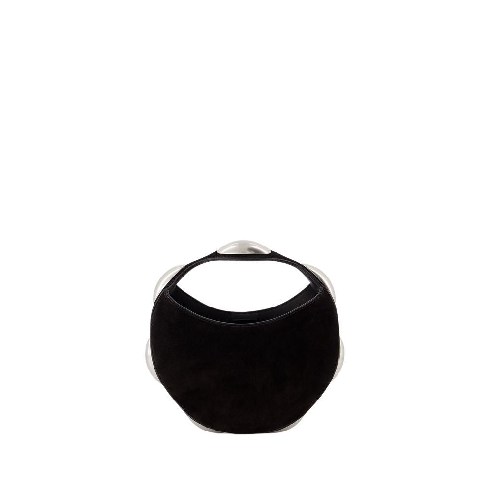 Alexander Wang Dome Circular Top Handle Bag - Leather - Black