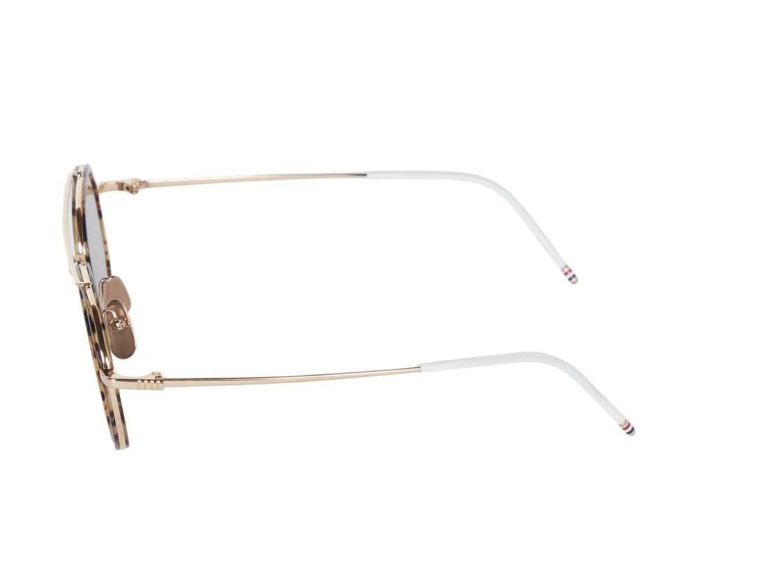 Thom Browne Ues801a Round Tortoiseshell Sunglasses
