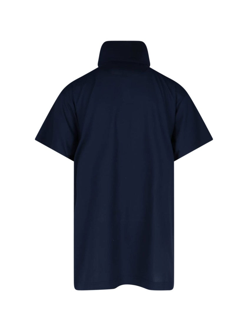 Balenciaga "Intertwined" Polo Shirt – Blue